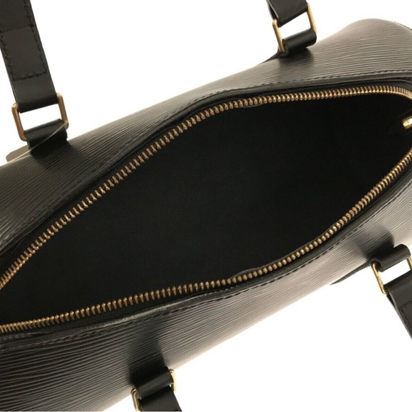 Louis Vuitton Epi Leather Noir Soufflot Papillon ~ 💯 AUTHENTIC - Picture 6 of 16